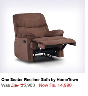 One Seater Recliner Sofa by HomeTown 