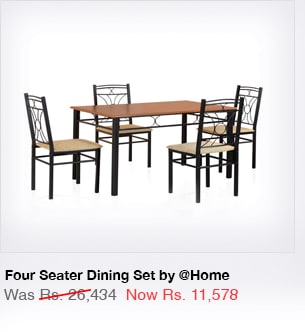 Four Seater Dining Set by @Home 