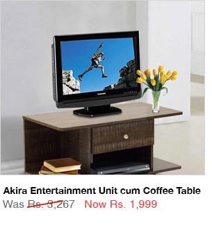 Akira Entertainment Unit cum Coffee Table 