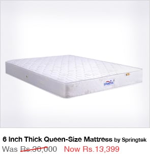  6 Inch Thick Queen-Size Mattress  by Springtek 