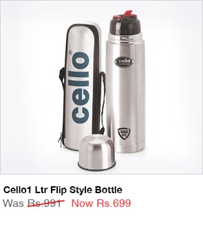 Cello1 Ltr Flip Style Bottle