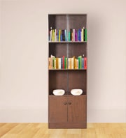 Crony Book Case Medium in Brown Colour by HomeTown 