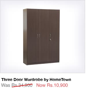 Three Door Wardrobe by HomeTown 