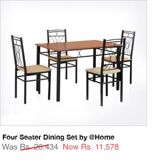 Four Seater Dining Set by @Home 