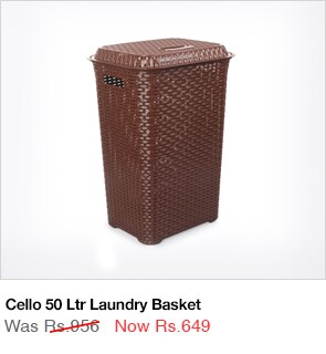 Cello 50 Ltr Laundry Basket  