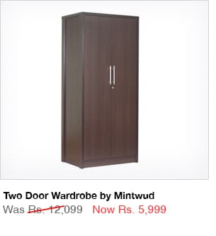Two Door Wardrobe by Mintwud 