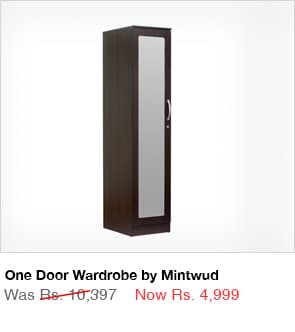 One Door Wardrobe by Mintwud 